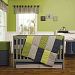 Perfectly Preppy 4 Piece Baby Crib Bedding Set with Bumper by Trend Lab by Trend Lab