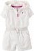 Carters Baby Girls Hooded Terry Romper (6M)