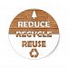 Reduce Recycle Reuse Classic Round Sticker
