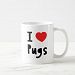 I Love pugs Coffee Mug