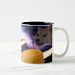 galaxy doge in space Two-tone Coffee Mug