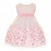 Kids Dream Baby Girls Pink Taffeta Flowers Sleeveless Easter Dress 3M