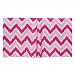 Bacati Mix and Match Zigzag Ikat Crib Skirt, Pink