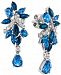 Le Vian Precious Collection Sapphire (5-1/5 ct. t. w. ) and Diamond (3/8 ct. t. w. ) Drop Earrings in 14k White Gold, Created for Macy's