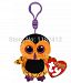 TY Plush Animals Beanie Boos Mini Screech Halloween Owl Plush Key Clip 8cm Cute Keychains Key Chain Pendant by ToySDEPOT