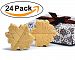 AiXiAng Handmade Scented Cute Soap Guests Keepsake Gift for Wedding Favors Gift Baby Shower Favors Decorations, Parties, Thanksgiving Gifts ("Fall in Love" Maple Leaf Style, 24 Pack)