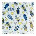 SheetWorld Rocket Ships Blue Fabric - By The Yard - 101.6 cm (44 inches)
