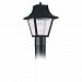 1-Light Clear Outdoor Post Lantern