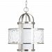 Bay Court Collection 1-light Brushed Nickel Foyer Pendant