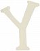 My Baby Sam Wall Hanger Letter Y, Solid White