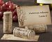 Maison du Vin Wine Cork Place Card/Photo Holder with Grape-Themed Place Cards (Set of 288) - Baby Shower Gifts & Wedding Favors by CutieBeauty KA