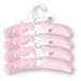 Trend Lab Pack of 4 Hangers, Pink Gingham Seersucker