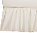 American Baby Company 100% Cotton Percale Ruffled Crib Skirt, Ecru