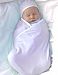Lilac Swaddler by Comfort Silkie ~ Patented butterfly shape easily wraps around baby like a soft cocoon.