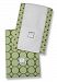 SwaddleDesigns Baby Burpies, Brown Mod Circles on Lime (Set of 2 Burp Cloths)