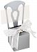 Kate Aspen Miniature Silver Chair Favor Box with Heart Charm and Ribbon