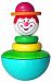 Hess Wooden Baby Toy Clown Wobbel Bounceback