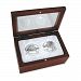 Baby's Silver First Curl & First Tooth in Rosewood Keepsake Box [Baby Product]