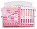 Trend Lab Dr. Seuss 4 Piece Crib Bedding Set, Oh! The Places You'll Go! Pink