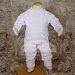 Baby Boys White Cotton Knit 2 pc Baptism Christening Outfit Set 18M