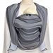 DIDYMOS Waves Baby Sling, Silver, Size 8