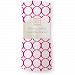 SwaddleDesigns Marquisette Swaddling Blanket, Jewel Tone Mod Circles, Very Berry
