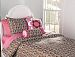 Bacati Damask Pink/Chocolate Full Comforter