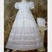 Baby Girls White Bonnet Victorian Christening Dress Outfit 24M