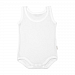Cambrass Sleeveless Tricot Bodysuit (White, 12-18 Months)