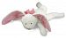 North American Bear Company Flatjack, White/Pink, Large