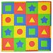 Tadpoles Playmat Set 16-Piece First Shapes, Multi/Primary