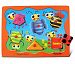 Puzzled Insects Shapes Peg Puzzle