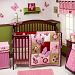 Emily 9 Piece Baby Crib Bedding Set with Bumper by Nojo by NoJo