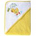 Luvable Friends Umbrella Animal Woven Terry Hooded Towel, Yellow