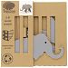Topozoo Elephant 3-D Wood Puzzle, Grey