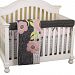 Cotton Tale Designs Front Crib Rail Cover Up Set, Poppy