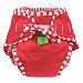 Kushies Baby Unisex Swim Diaper - Small, Red Solid, Small,
