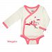 Babysoy O Soy Kimono Bodysuit, Magpie, 3-6 months