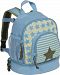 Lassig Kids Cute Backpack Pre-School Kindergarten Bag Kids Bag with chest strap, name badge and drink Bottle Holder, Starlight Olive
