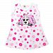 Puppy Luv Glam Pink Puppy Polka Dot Dress Infant Baby Girls 6-12M