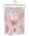 Stephan Baby Blanket and Bear Gift Set, Pink