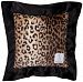 Little Giraffe Luxe Leopard Pillow (Espresso)