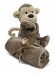 Jellycat Bashful Monkey Soother Security Blanket