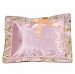 I Frogee Brocade Baby Pillow in Light Pink Dragonfly Patterns