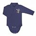 Littlest Golfer Baby Girl Navy Tour Polo Long Sleeve Snap Bodysuit 24M