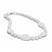 Chewbeads Perry Teething Necklace, Simply White