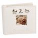 Bambino CG921 Baby Christening Guest Book, Silver Charms