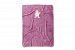 Baby Boum Large Blanket and Toggle Bag with Cute Teddy Appliqu? (Purple)