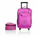 Obersee Kids Luggage and Toiletry Bag Set, Bling Rhinestone Peace