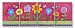 The Kids Room by Stupell Flower Garden on Pink Background 4-Pc. Rectangle Wall Plaque Set